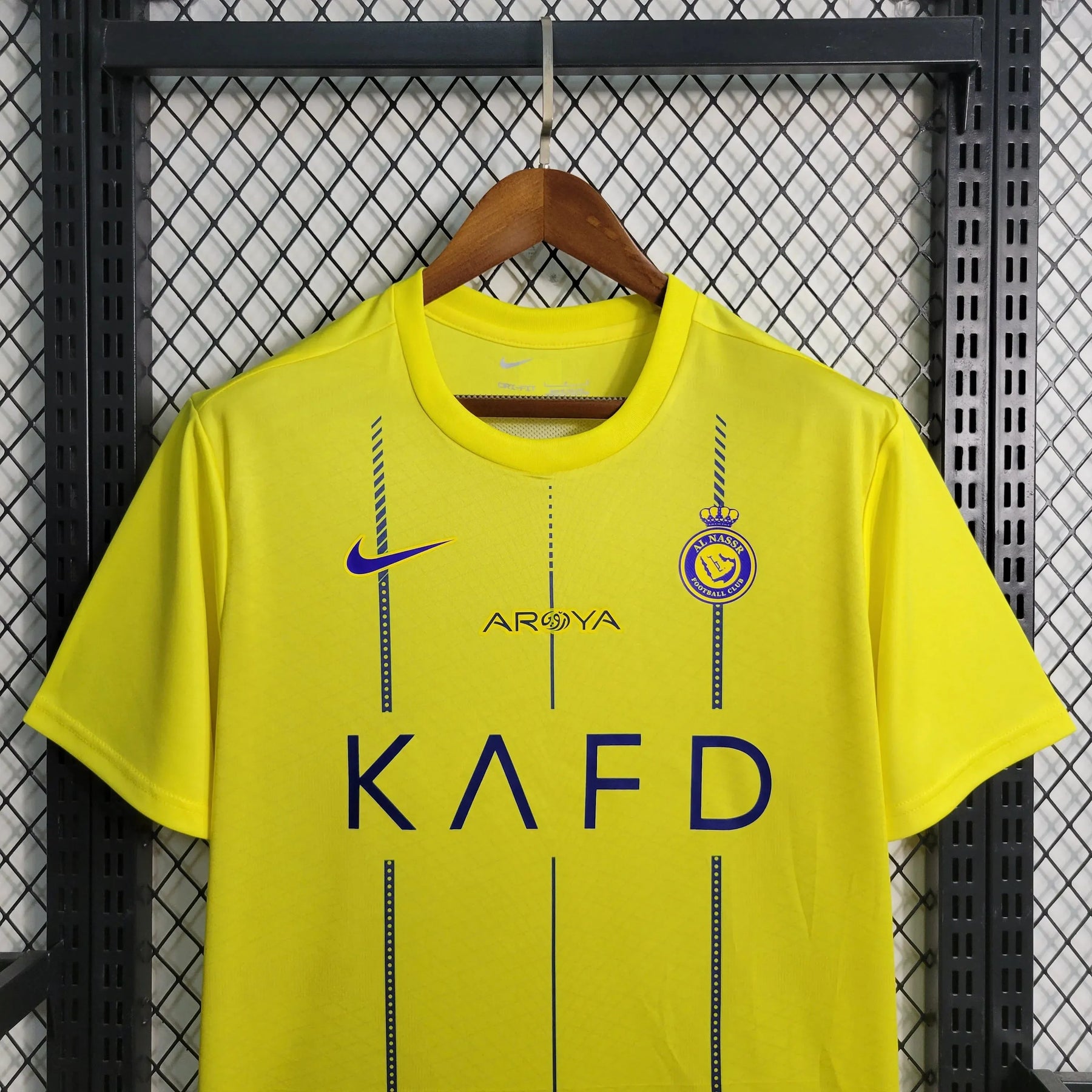 Camisa Al-Nassr Home 23/24 - Torcedor Masculina Amarela - Netmantos