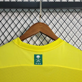Camisa Al-Nassr Home 23/24 - Torcedor Masculina Amarela - Netmantos