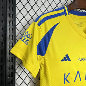 Camisa Al-Nassr Home 24/25 - Torcedor Infantil Amarela - Netmantos