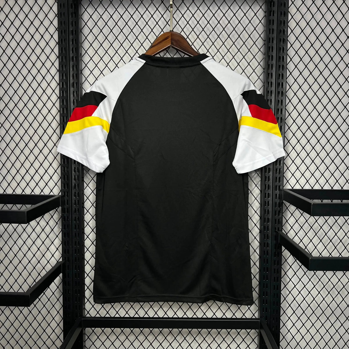 Camisa Alemanha Pré-Jogo 24/25 - Torcedor Masculina Preta - Netmantos