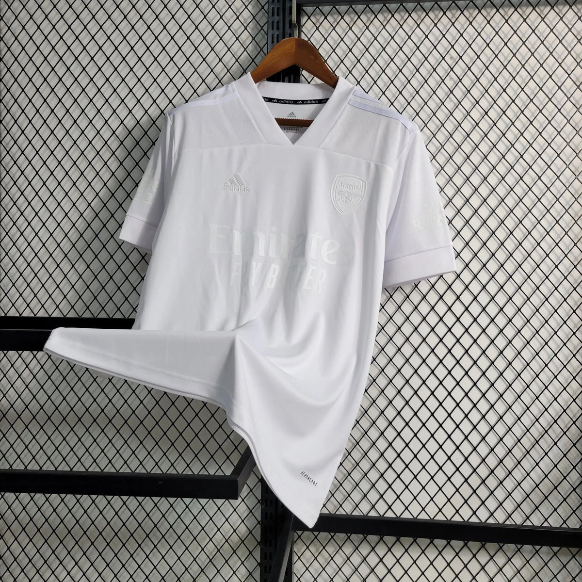 Camisa Arsenal 21/22 - Torcedor Masculina Branca - Netmantos