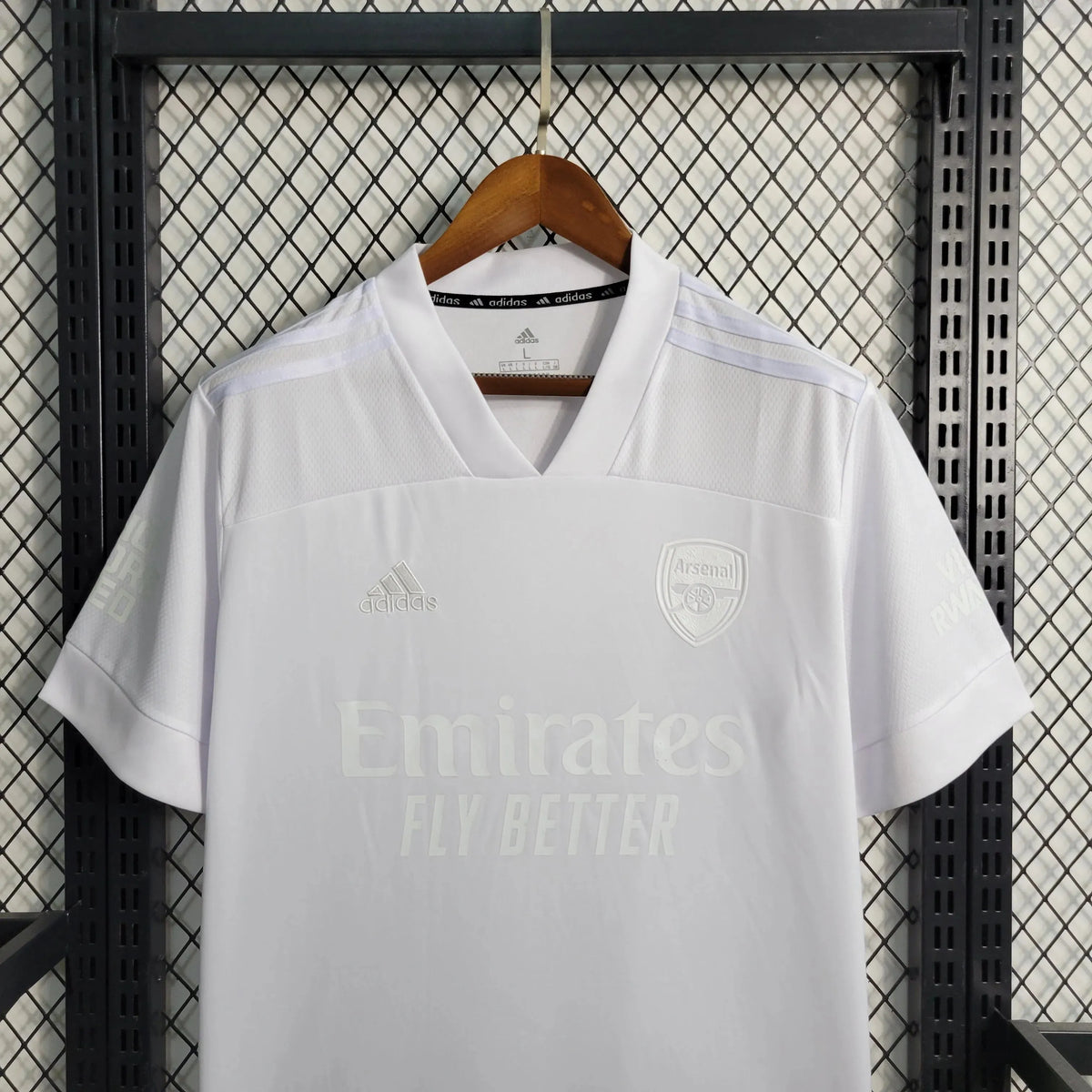 Camisa Arsenal 21/22 - Torcedor Masculina Branca - Netmantos