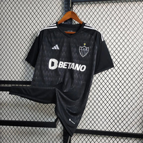 Camisa Atlético Mineiro Goleiro 23/24 - Torcedor Masculina Preta - Netmantos