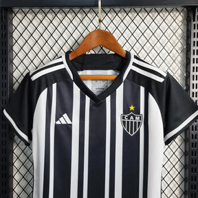 Camisa Atlético Mineiro Home 23/24 - Torcedor Feminina Preta e Branca - Netmantos