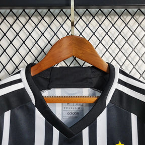 Camisa Atlético Mineiro Home 23/24 - Torcedor Feminina Preta e Branca - Netmantos