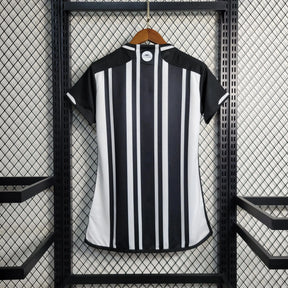 Camisa Atlético Mineiro Home 23/24 - Torcedor Feminina Preta e Branca - Netmantos