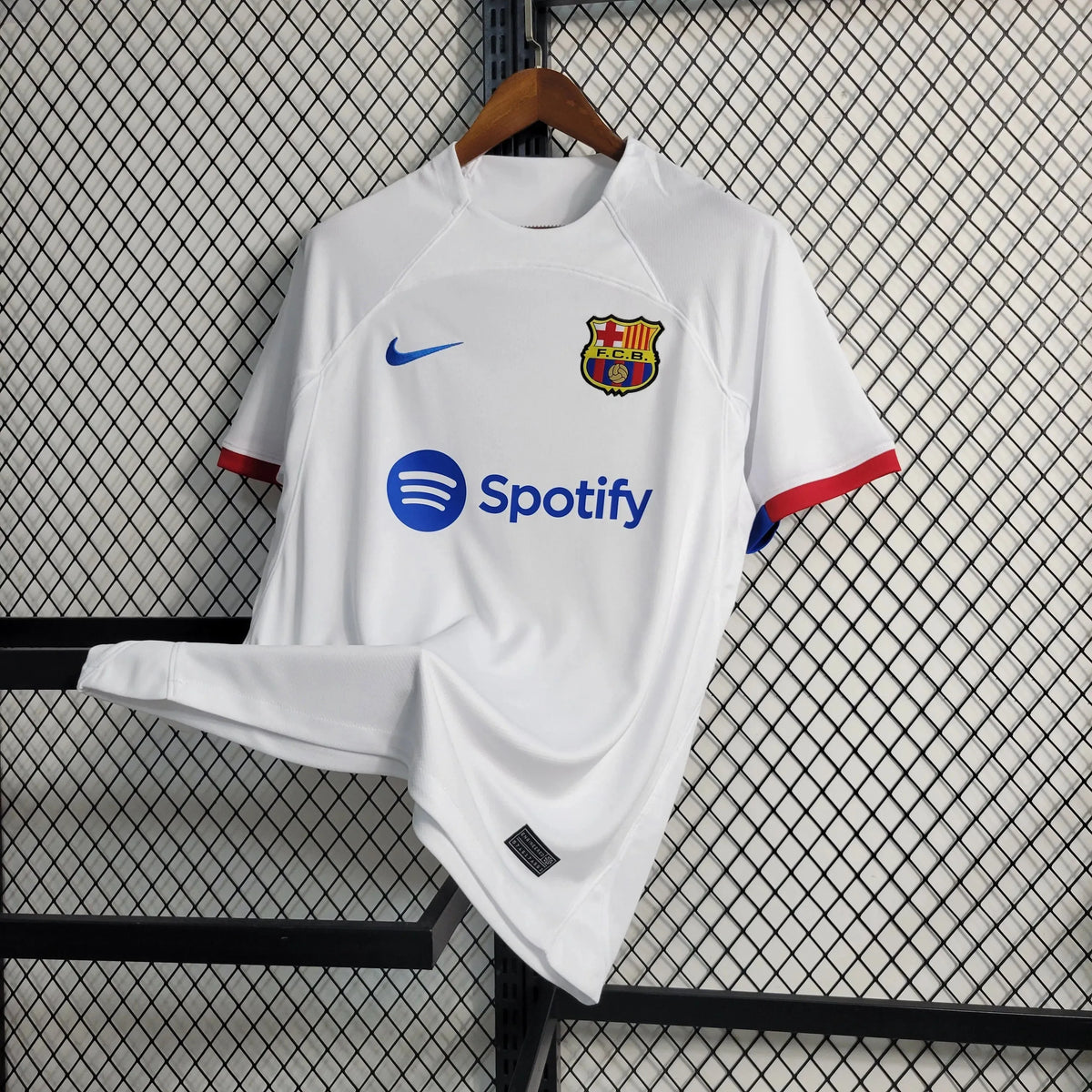 Camisa Barcelona Away 23/24 - Torcedor Masculina Branca - Netmantos