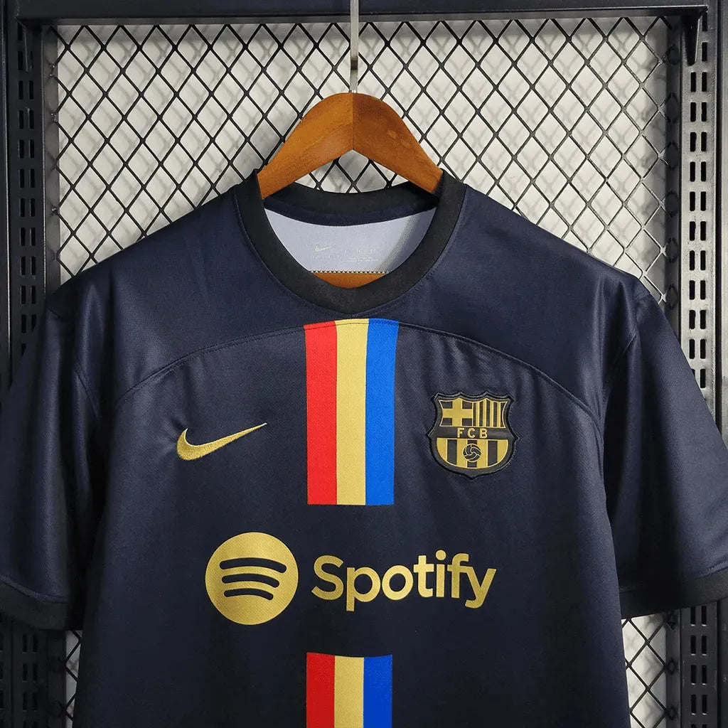 Camisa Barcelona Classic 23/24 - Torcedor Masculina Preta - Netmantos