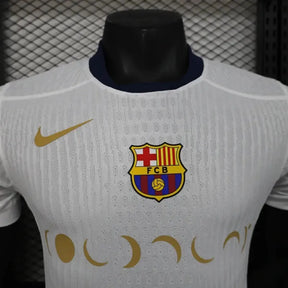 Camisa Barcelona COLDPLAY 25/26 - Jogador Masculina Branca - Netmantos
