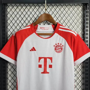 Camisa Bayern Munchen Home 23/24 - Torcedor Infantil Vermelha e Branca - Netmantos