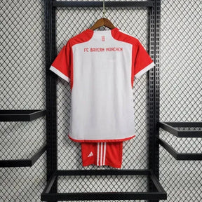 Camisa Bayern Munchen Home 23/24 - Torcedor Infantil Vermelha e Branca - Netmantos