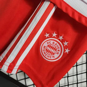 Camisa Bayern Munchen Home 23/24 - Torcedor Infantil Vermelha e Branca - Netmantos