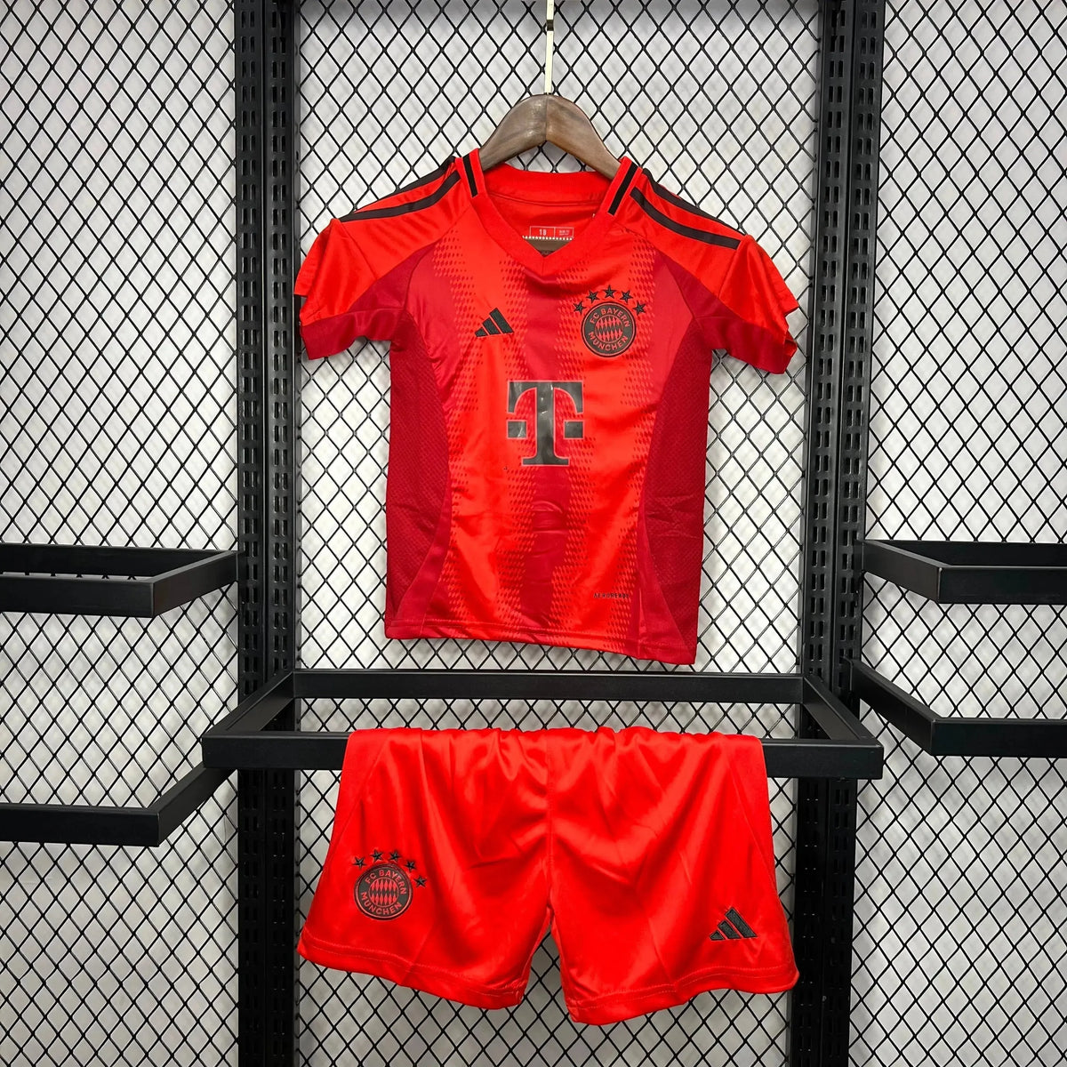 Camisa Bayern Munchen Home 24/25 - Torcedor Infantil Vermelha - Netmantos