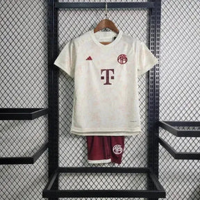 Camisa Bayern Munchen Third Away 23/24 - Torcedor Infantil Branca - Netmantos