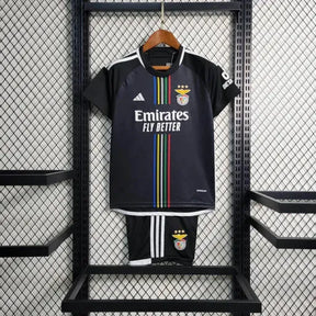 Camisa Benfica Away 23/24 - Torcedor Infantil Preta - Netmantos
