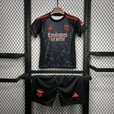 Camisa Benfica Away 24/25 - Torcedor Infantil Preta - Netmantos