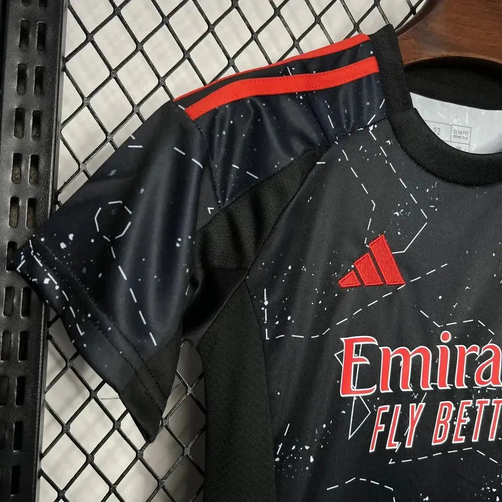 Camisa Benfica Away 24/25 - Torcedor Infantil Preta - Netmantos