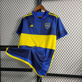 Camisa Boca Juniors Home 23/24 - Torcedor Masculina Azul e Amarela - Netmantos
