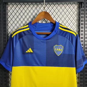Camisa Boca Juniors Home 23/24 - Torcedor Masculina Azul e Amarela - Netmantos