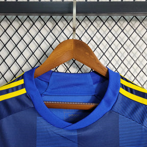 Camisa Boca Juniors Home 23/24 - Torcedor Masculina Azul e Amarela - Netmantos