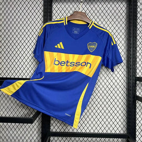 Camisa Boca Juniors Home 24/25 - Torcedor Masculina Azul e Amarela - Netmantos