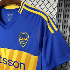 Camisa Boca Juniors Home 24/25 - Torcedor Masculina Azul e Amarela - Netmantos