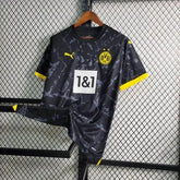 Camisa Borussia Dortmund Away 23/24 - Torcedor Masculina Preta - Netmantos