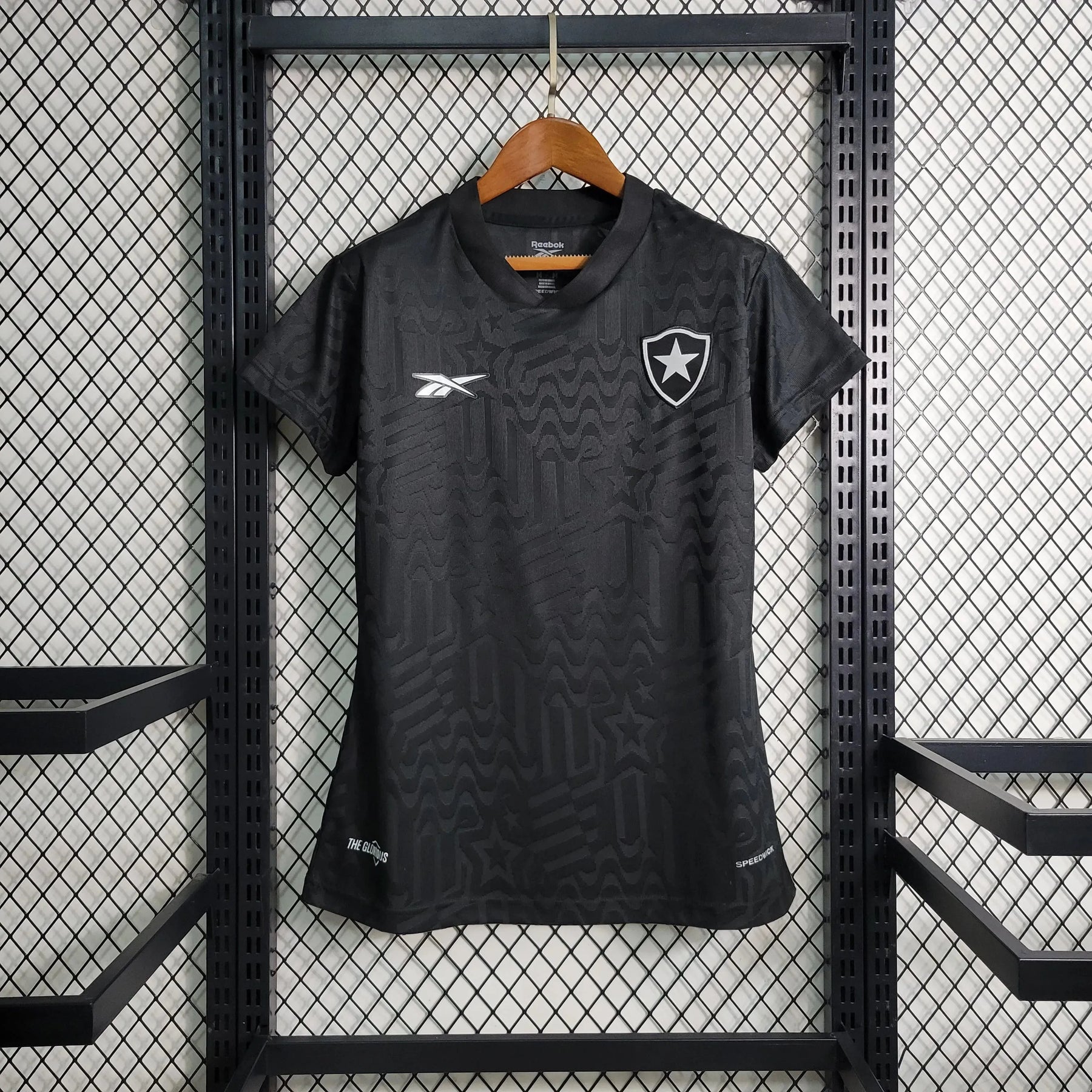 Camisa Bota Fogo Away 23/24 - Torcedor Feminina Preta - Netmantos