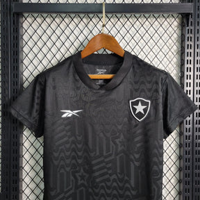 Camisa Bota Fogo Away 23/24 - Torcedor Feminina Preta - Netmantos