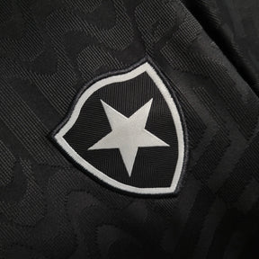 Camisa Bota Fogo Away 23/24 - Torcedor Feminina Preta - Netmantos
