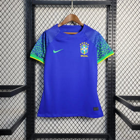 Camisa Brasil Away 22/23 - Torcedor Feminina Azul - Netmantos