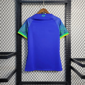 Camisa Brasil Away 22/23 - Torcedor Feminina Azul - Netmantos