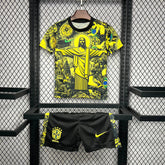 Camisa Brasil Edição Especial Cristo Redentor 24/25 - Torcedor Infantil Amarela - Netmantos