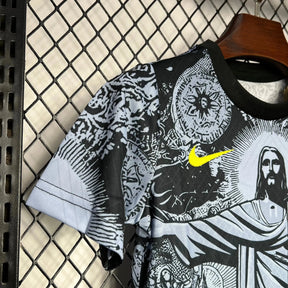 Camisa Brasil Edição Especial Cristo Redentor 24/25 - Torcedor Infantil Cinza - Netmantos