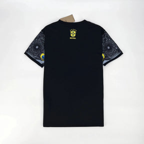 Camisa Brasil Edição Especial Cristo Redentor - Torcedor Masculina Preta - Netmantos
