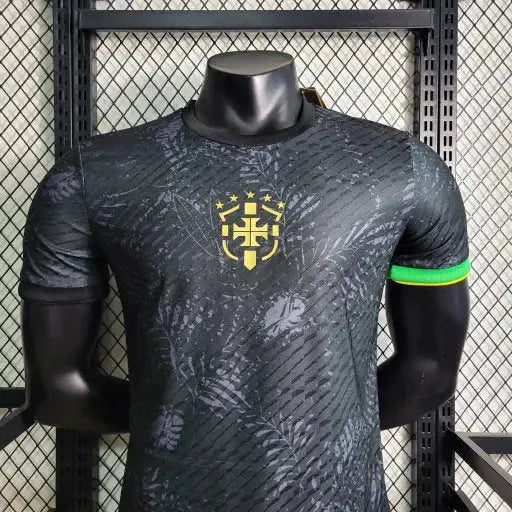 Camisa Brasil GOAT Neymar - Jogador Masculina Preta Comma Football - Netmantos