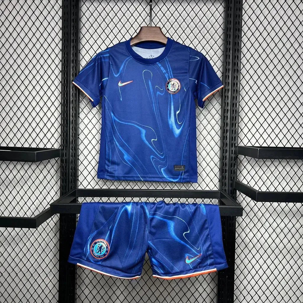 Camisa Chelsea Home 24/25 - Torcedor Infantil Azul - Netmantos