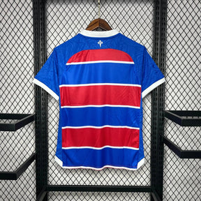 Camisa Fortaleza Home 24/25 - Torcedor Masculina Vermelha e Azul - Netmantos