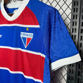 Camisa Fortaleza Home 24/25 - Torcedor Masculina Vermelha e Azul - Netmantos