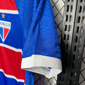 Camisa Fortaleza Home 24/25 - Torcedor Masculina Vermelha e Azul - Netmantos