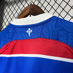 Camisa Fortaleza Home 24/25 - Torcedor Masculina Vermelha e Azul - Netmantos