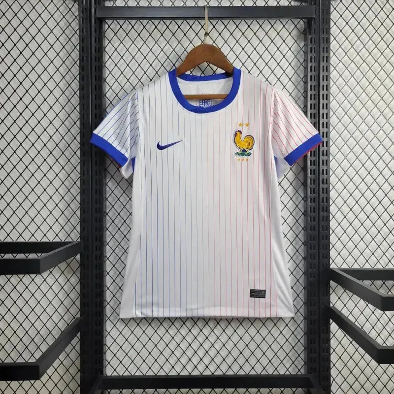 Camisa França Away 24/25 - Torcedor Feminina Branca - Netmantos