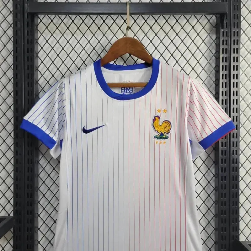 Camisa França Away 24/25 - Torcedor Feminina Branca - Netmantos