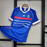 Camisa França Retrô Home 1998 - Torcedor Masculina Azul - Netmantos