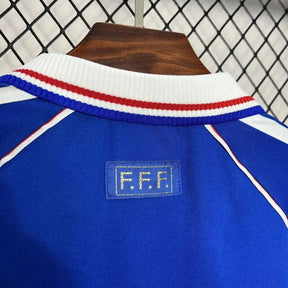 Camisa França Retrô Home 1998 - Torcedor Masculina Azul - Netmantos