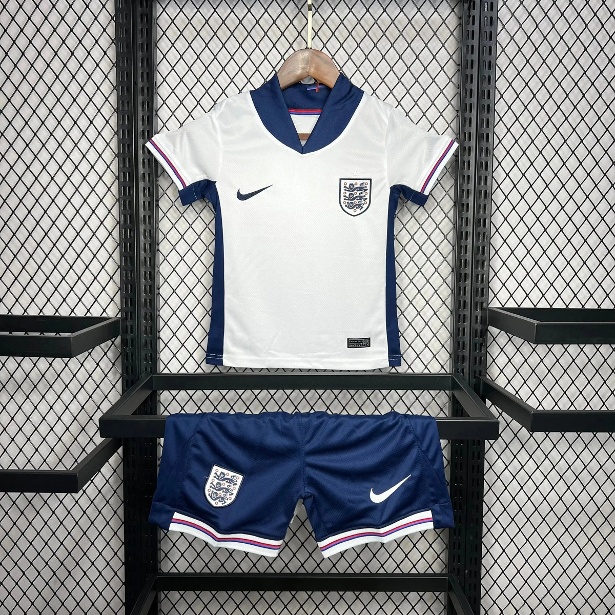Camisa Inglaterra Home 24/25 - Torcedor Infantil Branca - Netmantos