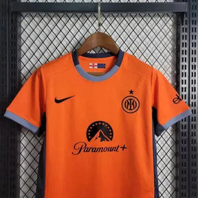 Camisa Inter de Milão Away II 23/24 - Torcedor Infantil Laranja - Netmantos