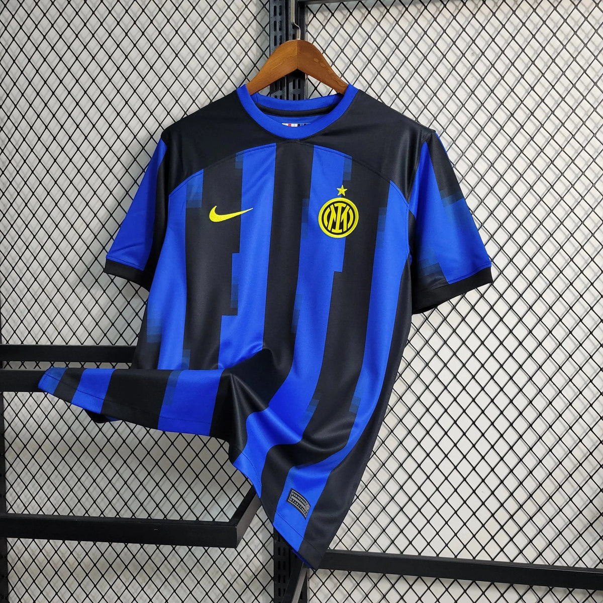 Camisa Inter de Milão Home 23/24 - Torcedor Masculina Azul e Preta - Netmantos