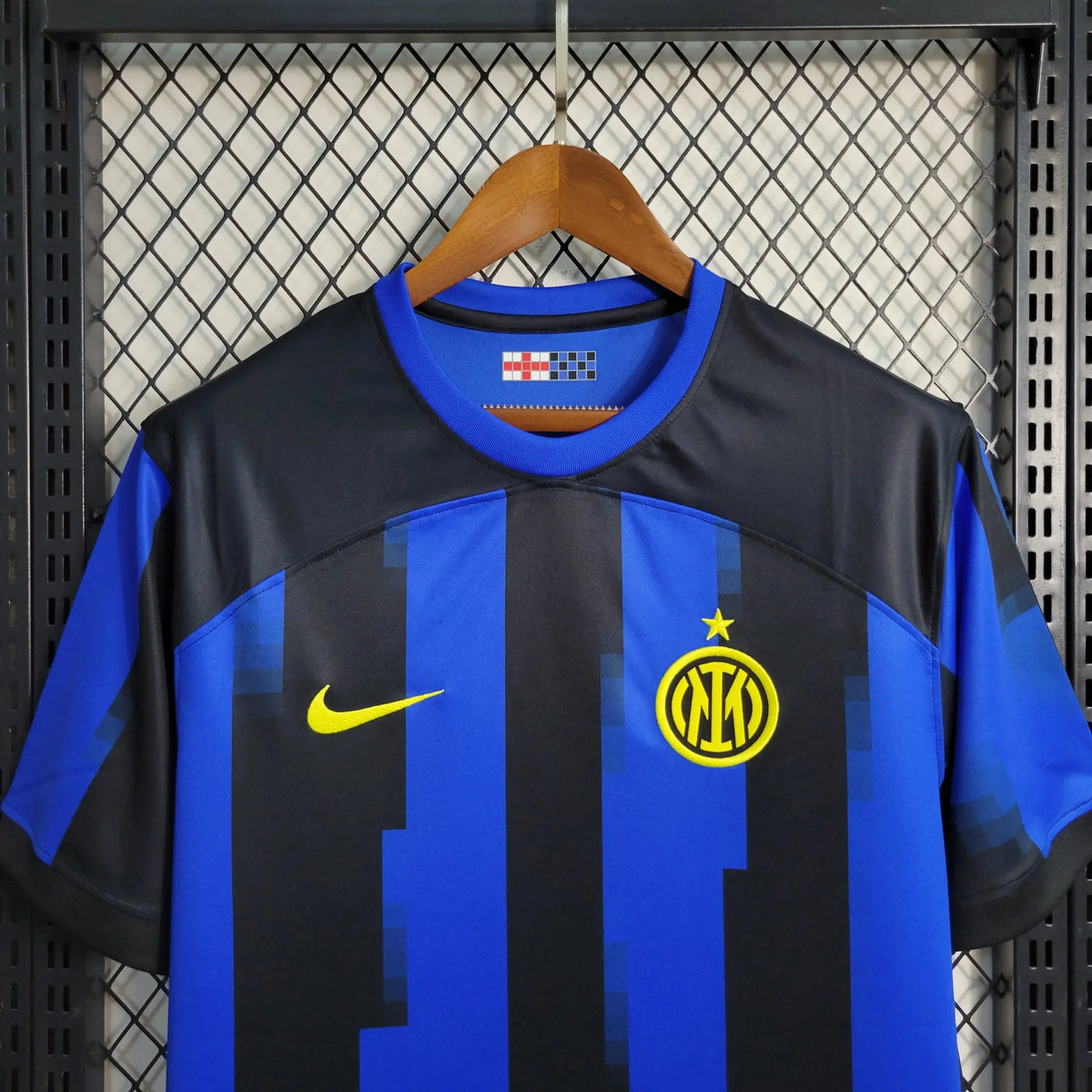 Camisa Inter de Milão Home 23/24 - Torcedor Masculina Azul e Preta - Netmantos