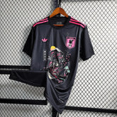 Camisa Japão Edição Especial 23/24 - Torcedor Masculina Preta e Rosa - Netmantos